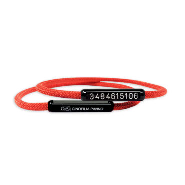 Collare in cordino nautico per cani, con bussolotto personalizzato resistent