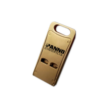 Fischietto piatto in ottone con porta fischietto abbinabile
