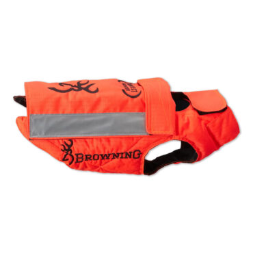 Gilet protettivo Browning Protect Hunter arancione per cane da caccia anti cinghiale in Cordura e Dyneema